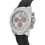 Rolex Daytona 126589RBR White Gold Diamond Mother of Pearl Dial Diamond Bezel