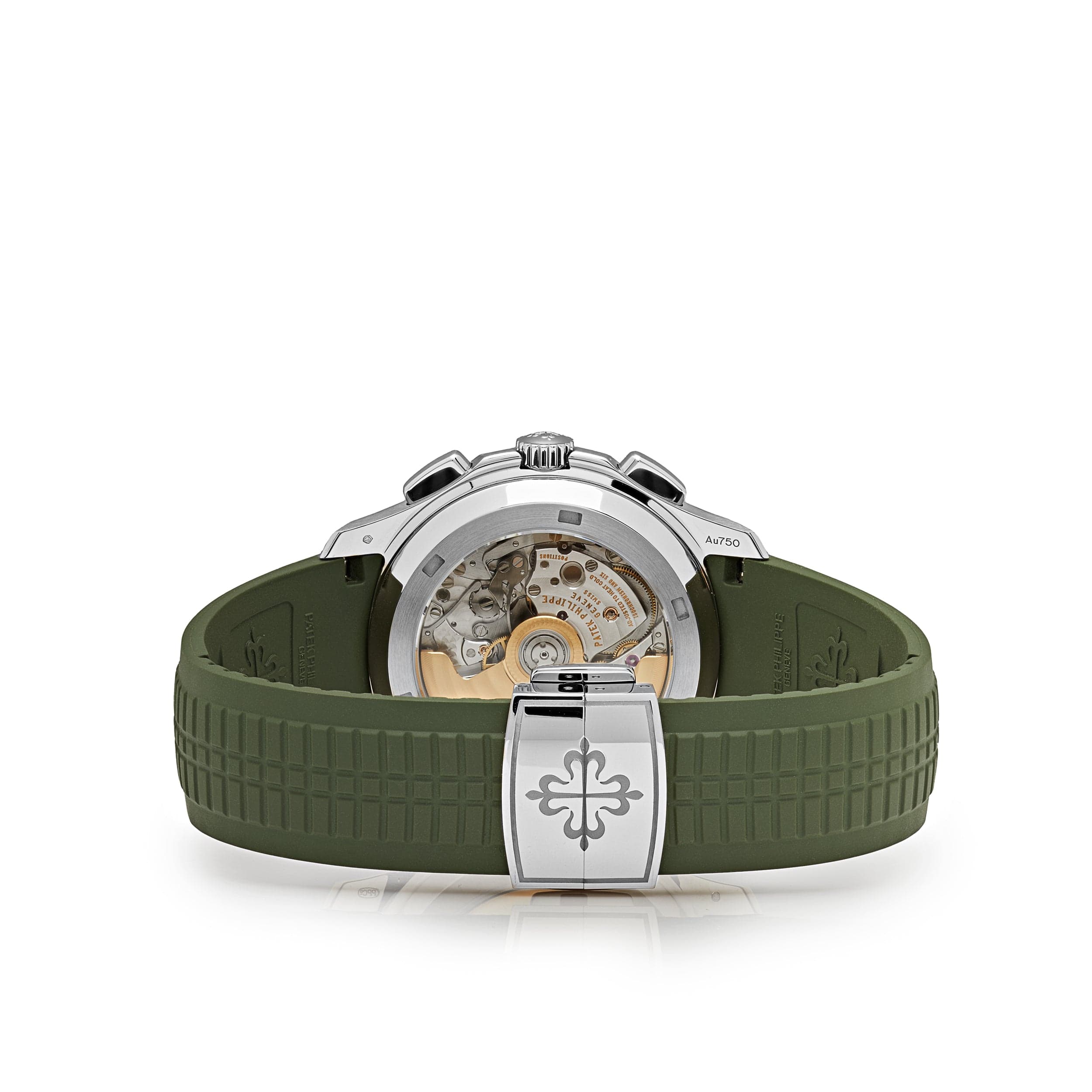 Patek Philippe Aquanaut 3285 V3 – Swiss Super Clone 5968G-010 Chronograph White Gold Khaki Green Dial (2023)