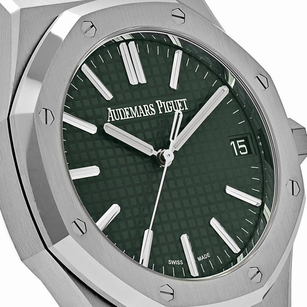 Audemars Piguet Royal Oak 3285 V3 – Swiss Super Clone 15510ST.OO.1320ST.09 Stainless Steel Green Dial (2025)